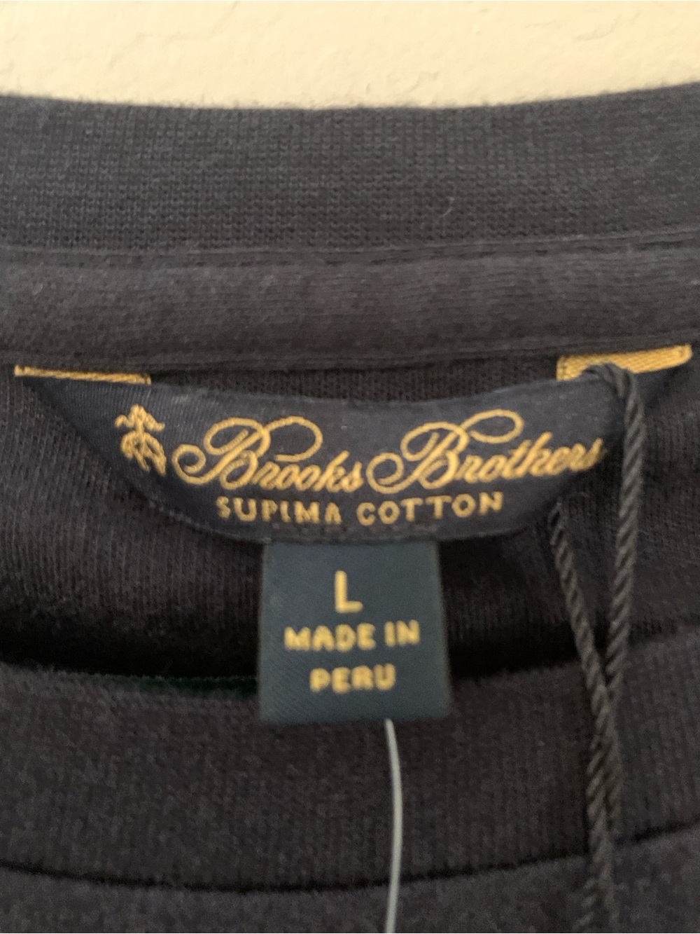Brooks Brothers Woman Multi-Stripe Supima Pullover Sweater NWT L retail $88 - Picture 3 of 11